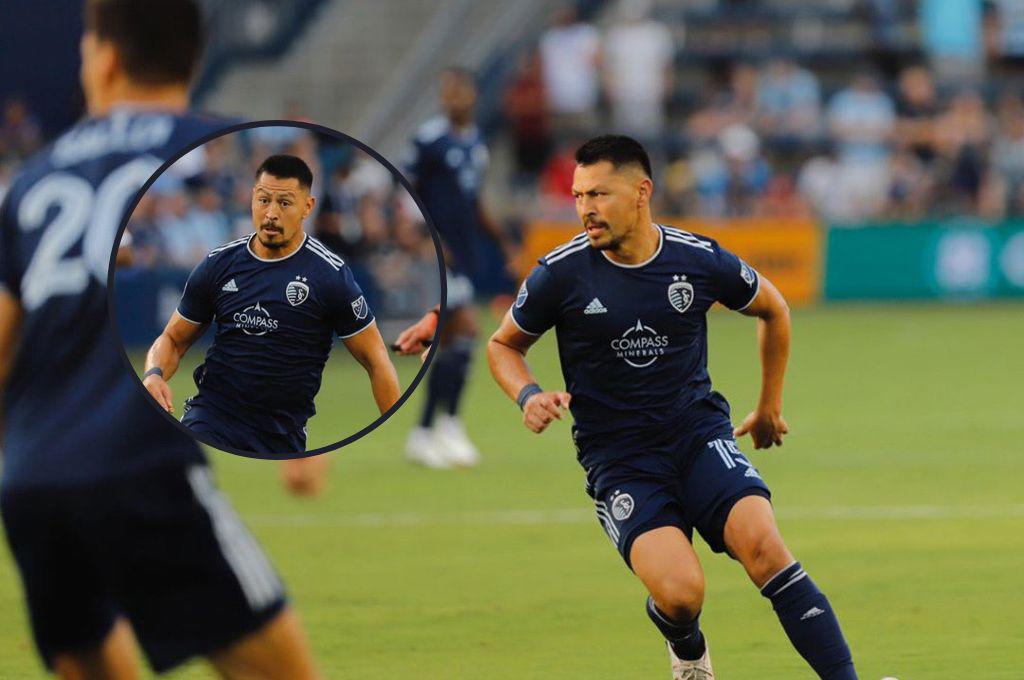 La mágica asistencia de Roger Espinoza en la victoria de Sporting Kansas City contra el Galaxy de Chicharito Hernández