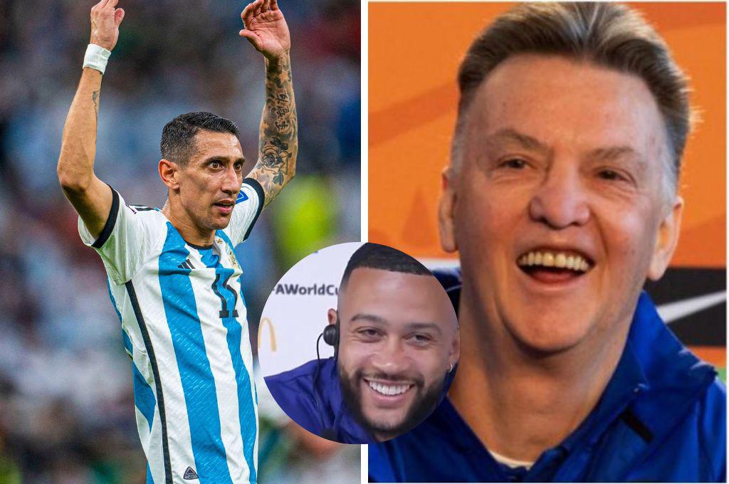 Entrenador de Países Bajos responde a Di María y utiliza a Depay como ejemplo: “Ahora nos besamos en la boca”