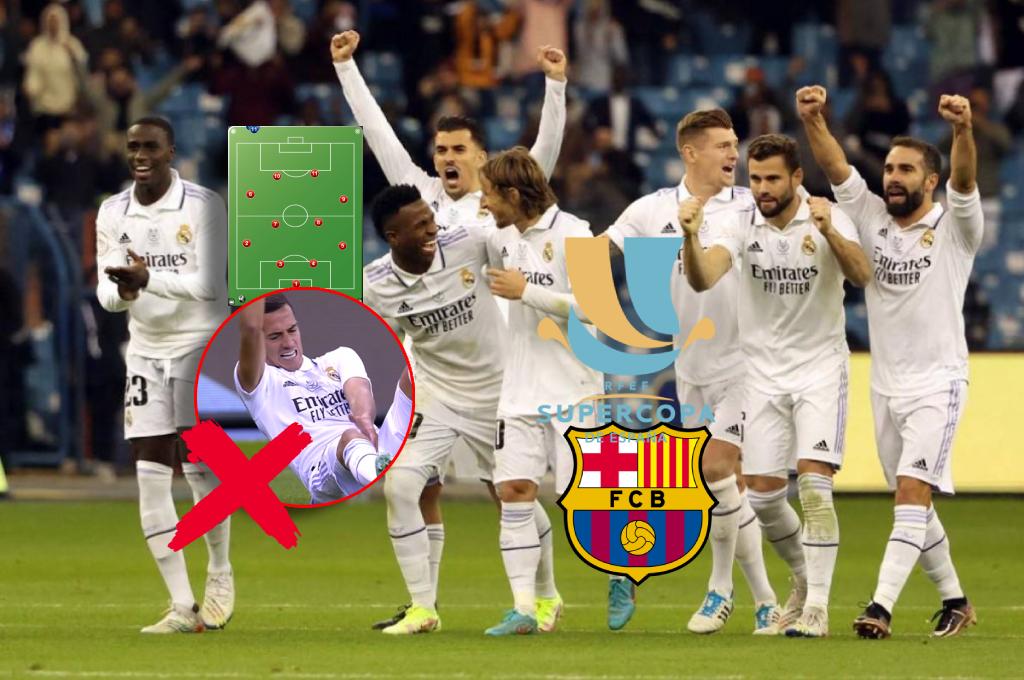 ¡Tres bajas sensibles! La modificada alineación del Real Madrid ante el ...