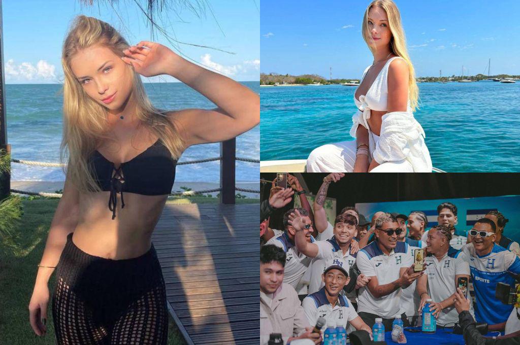 ¿De qué nacionalidad es? La despampanante novia de famoso Tiktoker que jugó el Honduras vs Nicaragua