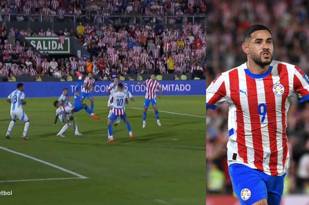 Messi insultó al árbitro en la caída ante Paraguay, Scaloni lo respaldó con un “caradura” y el golazo de chilena de Sanabria