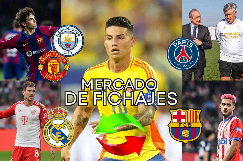 Inesperada noticia de James, Real Madrid inscribe a jugador para la temporada 24-25; Joao Félix rumbo a la Premier