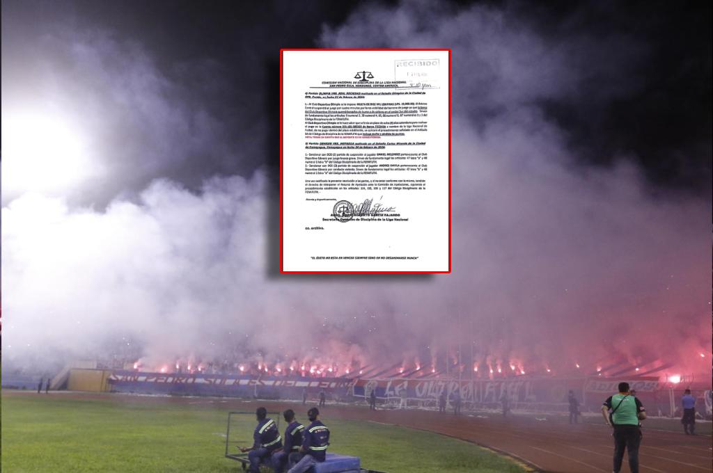 Olimpia es castigado por quema de pólvora en el Olímpico; la multa que deberá pagar a la Comisión de Disciplina