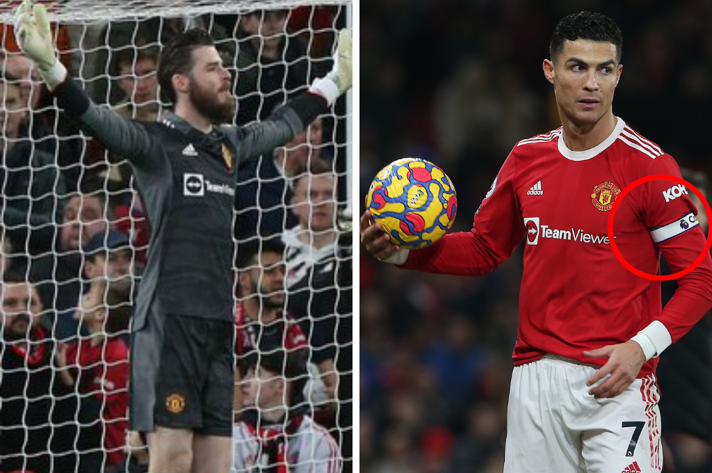 De mal a peor: La bronca que tuvo De Gea con Cristiano Ronaldo y el lío por la capitanía en el Manchester United