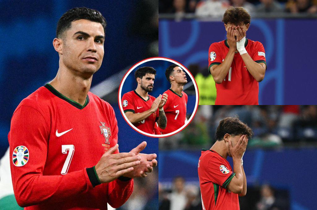 Cristiano Ronaldo se molestó y tomó dura decisión con Joao Félix tras fallar el penal que dejó fuera a Portugal de la Eurocopa