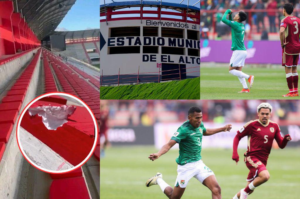 Escándalo en Conmebol por el Bolivia vs Venezuela: las butacas son de durapax y lo que le afectó a jugadores en pleno partido