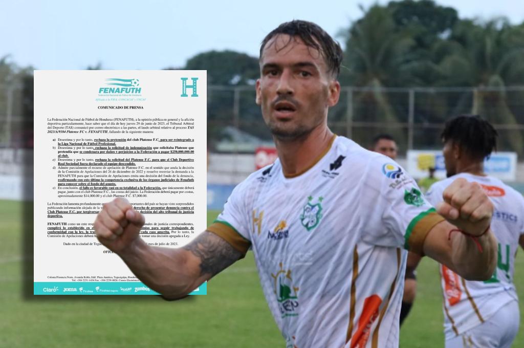 Comunicado: Fenafuth se pronuncia sobre la intención del Platense en volver a Primera División