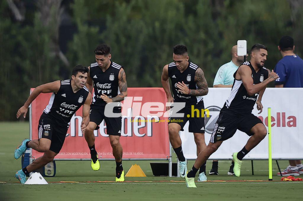 Así fue el segundo entreno de Argentina en Miami: liderado por Messi, Di María concentrado y las hermosas aficionadas