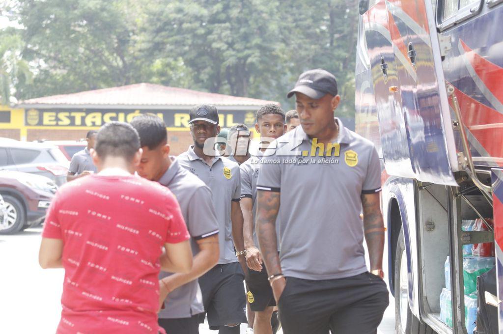 Mucho optimismo y con una duda: Así fue la salida de Real España rumbo a Tegucigalpa para enfrentar a Olimpia