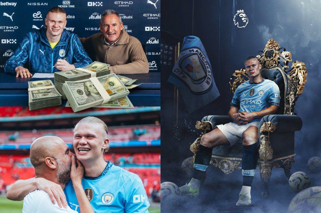 Erling Haaland firma el contrato de su vida: su tremendo nuevo salario y el mensaje a Pep Guardiola