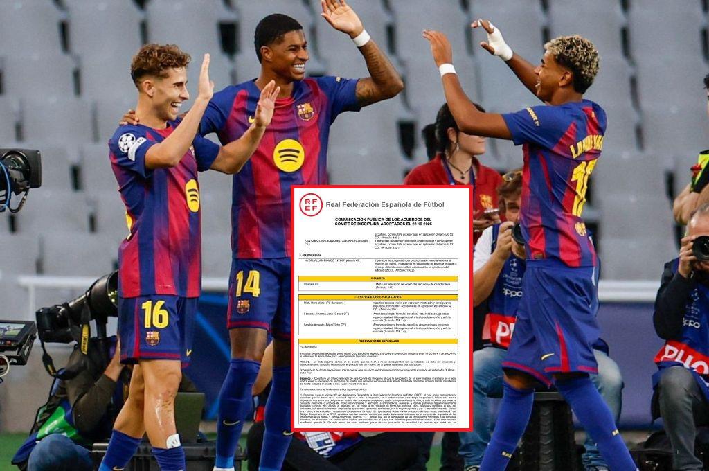 OFICIAL: Barcelona es golpeado para el Clásico contra Real Madrid: la Liga Española confirmó el castigo