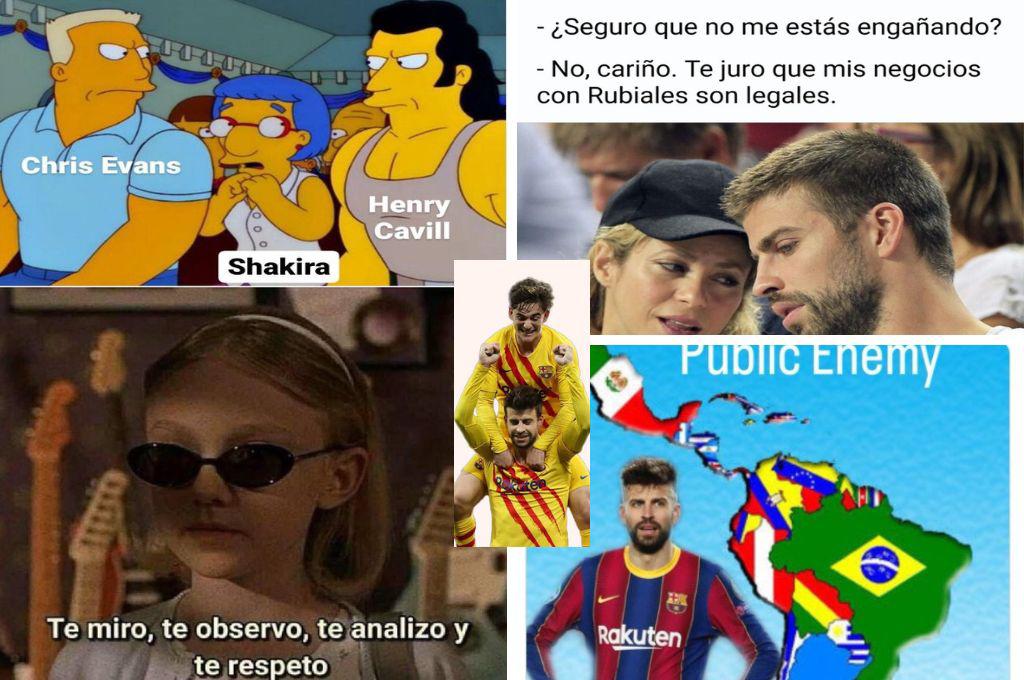 Ya hay dos pretendientes de Shakira: Los jocosos memes que está dejando la separación de la cantante con Piqué