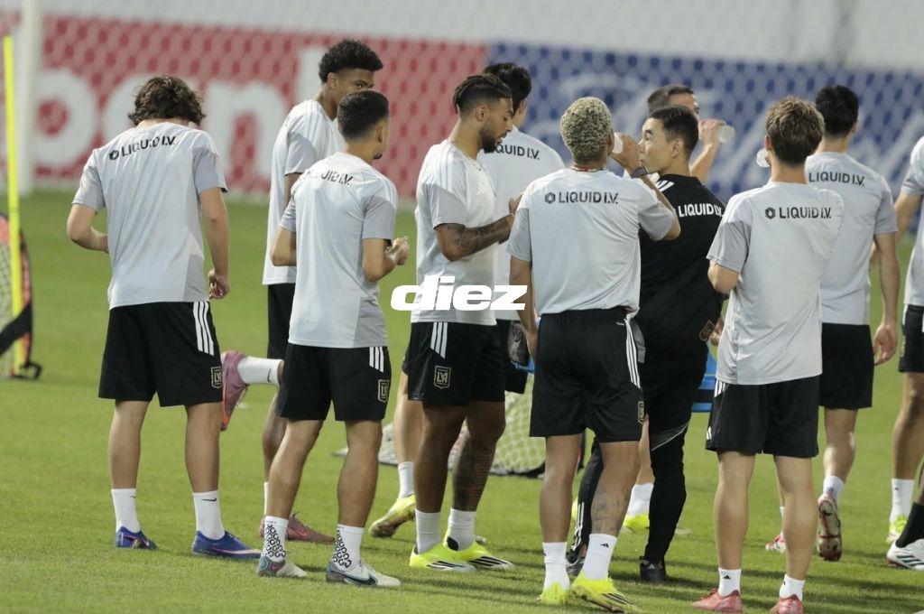 Heung-min Son y Hugo Lloris se divirtieron en el Estadio Morazán y un viejo conocido regresó, ¿qué pasó en el entreno de Los Ángeles FC?
