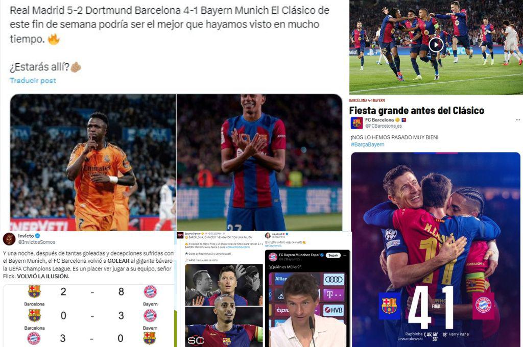 “¿Quién es Muller?” y “venganza con paliza”: la reacción del prensa tras paliza de Barcelona al Bayern Múnich