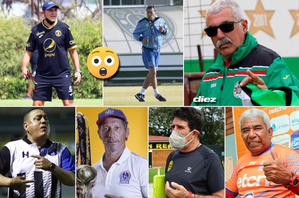 ¡Solo dos hondureños! Los 10 entrenadores que se pelearán por el título del Torneo Apertura 2022 de Liga Nacional