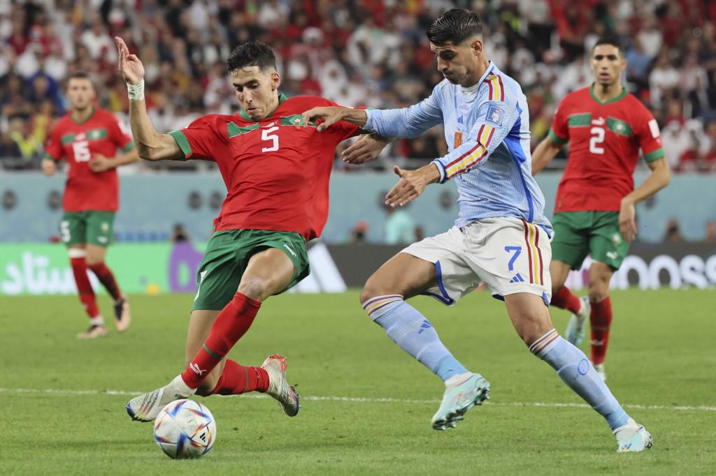 Así se vivió el histórico triunfo de Marruecos sobre la España de Luis Enrique en el Mundial de Qatar 2022