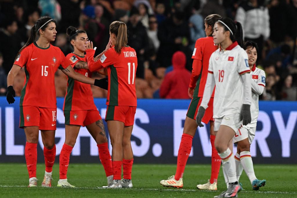 Portugal consiguió su primera victoria en el Mundial Femenino y eliminó a Vietnam.