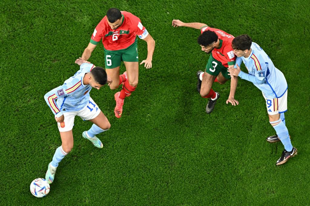 Así se vivió el histórico triunfo de Marruecos sobre la España de Luis Enrique en el Mundial de Qatar 2022