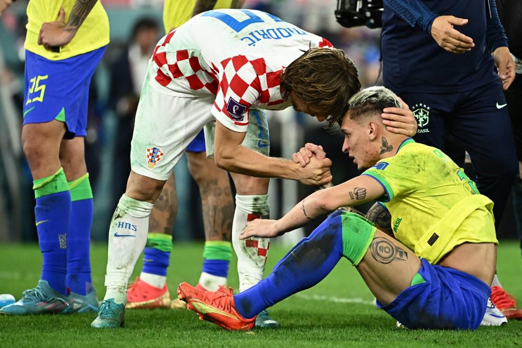 El tremendo gesto de Modric tras eliminar a Brasil, Neymar y Rodrygo destrozados; el problema de la novia del Mundial