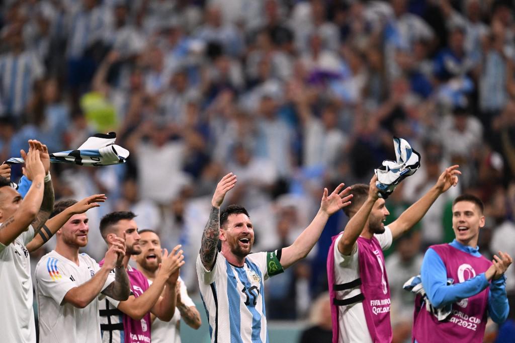 El dolor de los mexicanos y el festejo de Messi por el triunfo de Argentina en el Mundial; así fue captada Antonela Roccuzzo en el estadio