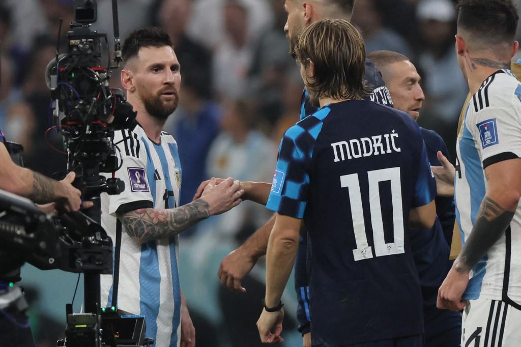 El festejo de Argentina y un Modric destruido; los brasileños que fueron a ver el show de Messi y la euforia de Antonela