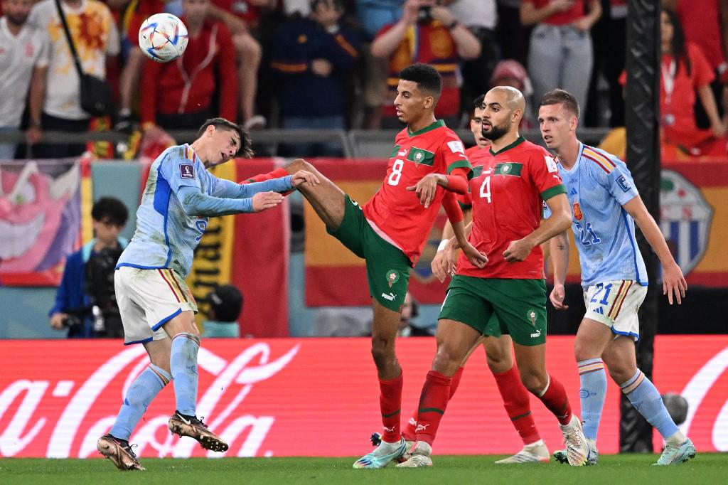 Así se vivió el histórico triunfo de Marruecos sobre la España de Luis Enrique en el Mundial de Qatar 2022