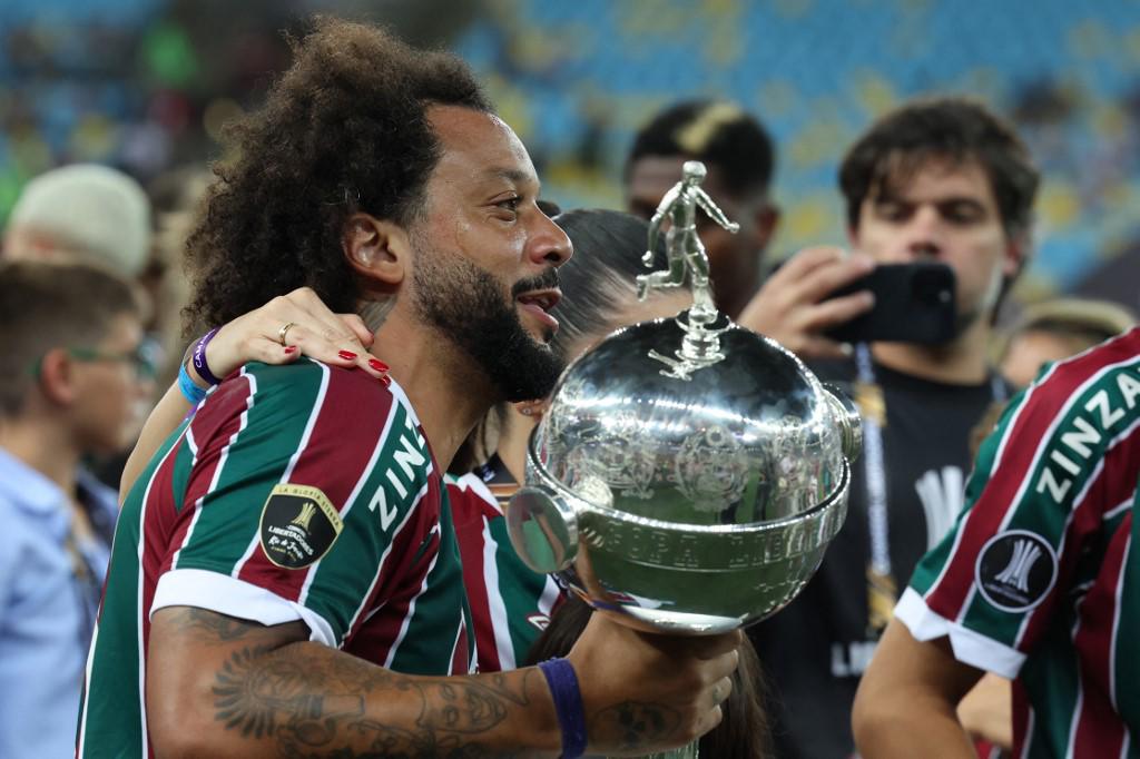 Marcelo es el último en entrar a la lista de jugadores que ganaron la Champions y Libertadores.