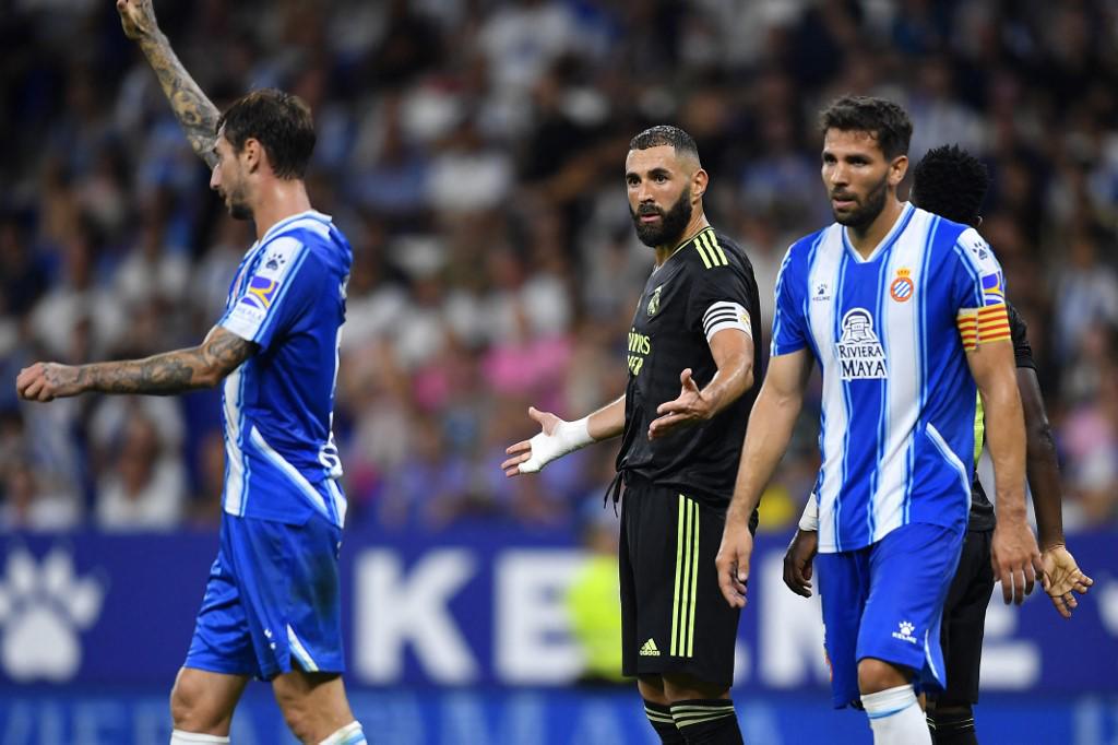 Así se vivió el sufrido triunfo del Real Madrid sobre el Espanyol gracias a los goles de Benzema