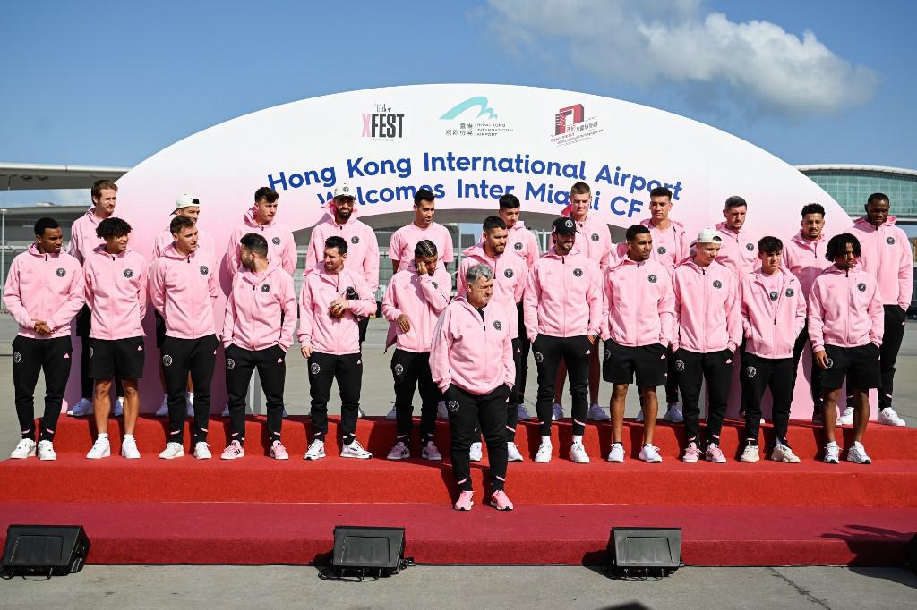 Inter Miami llegó a Hong Kong tras ser humillado por Al Nassr y así fueron recibidos: la locura por ver a Messi