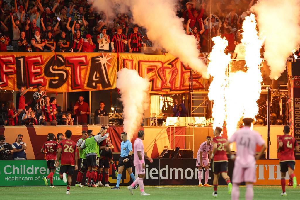 Las burlas del Atlanta United a Messi luego de golear al Inter Miami: “Acá tienen su pizza para el viaje”