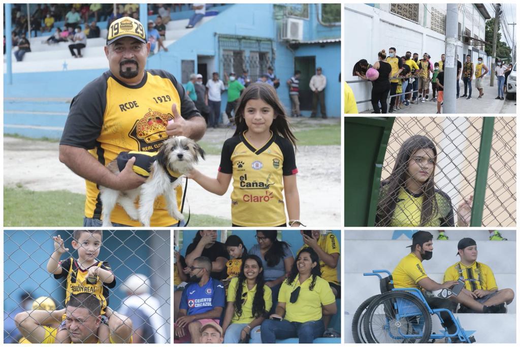 La nueva mascota de La Máquina, sonrisas, bellezas y todo el color durante el amistoso de Real España en Choloma