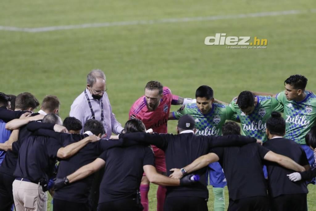 ¡Imperdibles! Las mejores imágenes que dejó el Motagua vs Seattle Sounders en la ida de los octavos de final