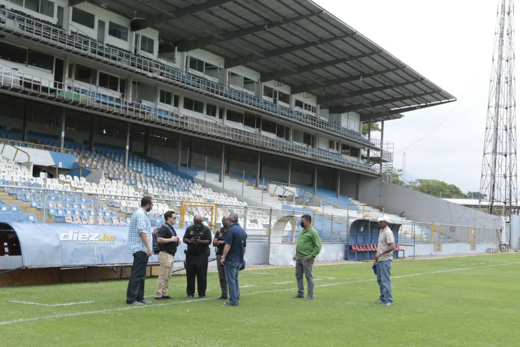 La metamorfosis del Estadio Morazán antes del Premundial: remodelan camerinos, instalan VAR y reducen la cancha