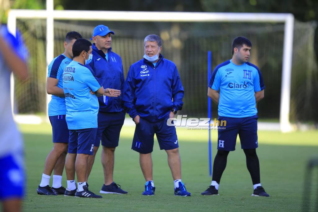 Nuevos rostros y mucho compromiso: así fue el primer día de entrenamiento de Honduras previo al cierre de la octagonal