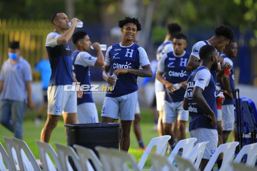 Nuevos rostros y mucho compromiso: así fue el primer día de entrenamiento de Honduras previo al cierre de la octagonal