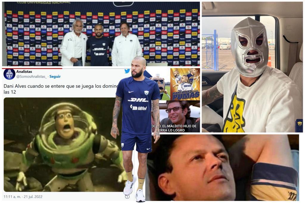 El “hombre de la máscara de plata”: los imperdibles memes del fichaje de Dani Alves a Pumas de la Liga MX