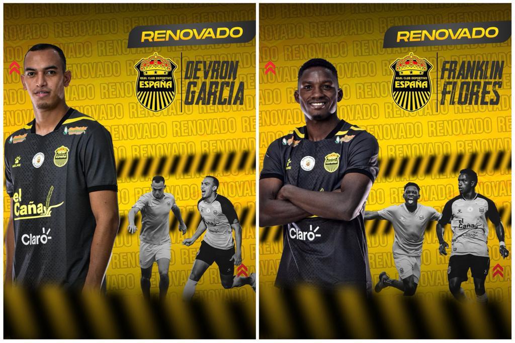 Real España blinda a Franklin Flores y Devron García con un contrato de renovación hasta el 2025