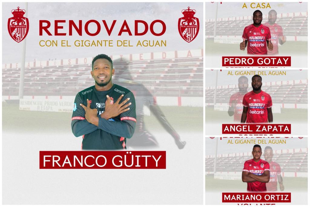 Real Sociedad anuncia nuevos fichajes y la renovación del delantero Franco Güity