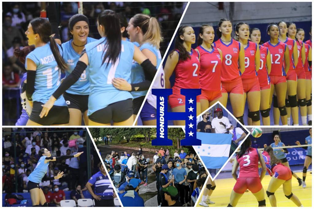Gimnasio abarrotado, larga fila, bellas jugadoras y una figura del Olimpia en una noche explosiva en la final del V Campeonato Centroamericano de Voleibol