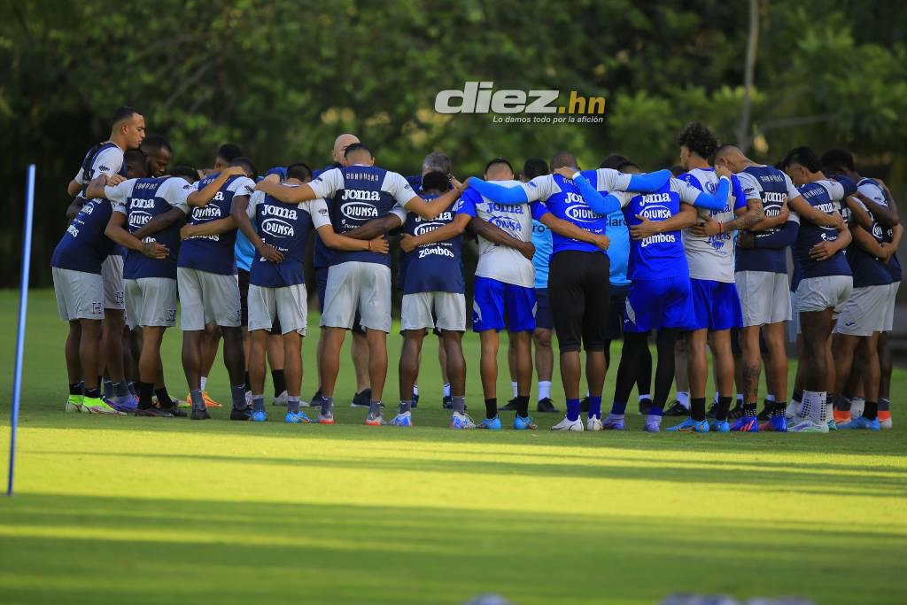 Nuevos rostros y mucho compromiso: así fue el primer día de entrenamiento de Honduras previo al cierre de la octagonal