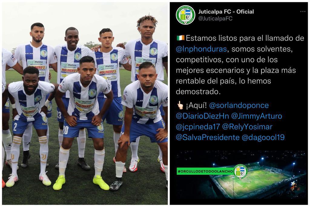 Juticalpa y Deportes Savio se ofrecen como candidatos a ser invitado a la Primera División pensando en la expasión a 12 clubes