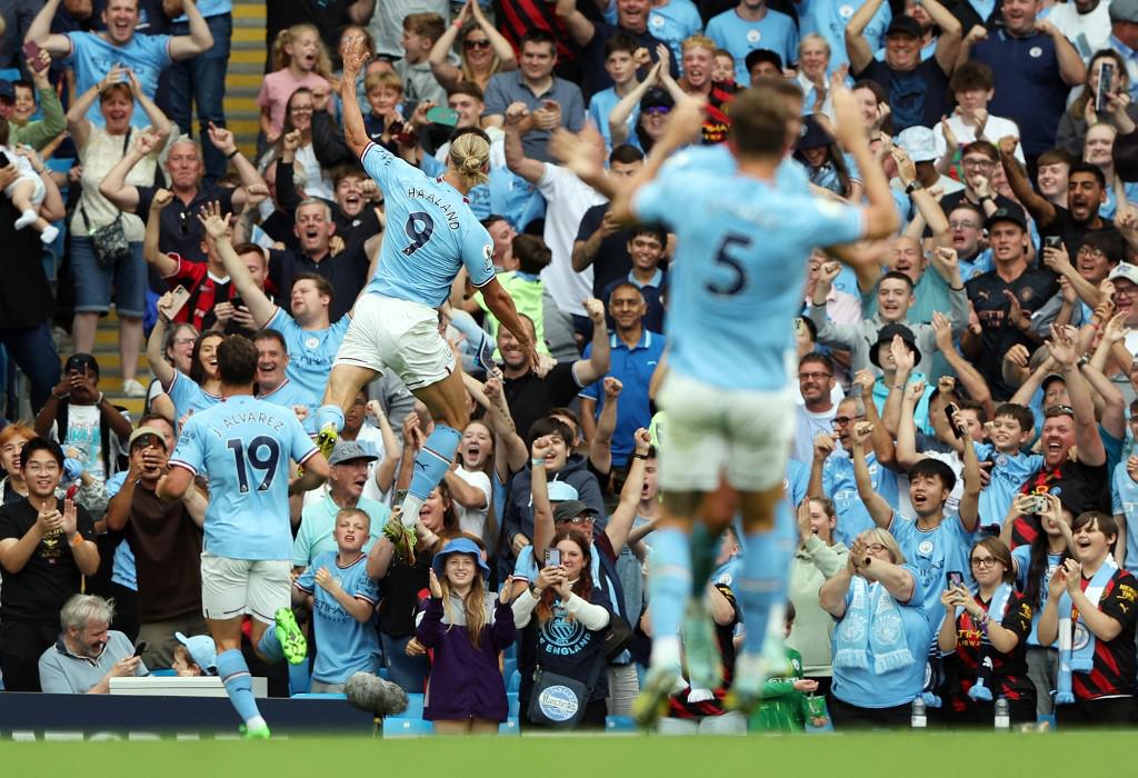 ¡Desatado! Haaland marca su primer hat-trick con el Manchester City en la gran remontada sobre el Crystal Palace