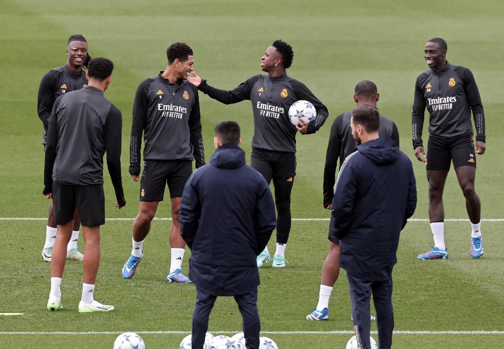 Real Madrid se entrenó con normalidad previo al partido contra el Sporting Braga.