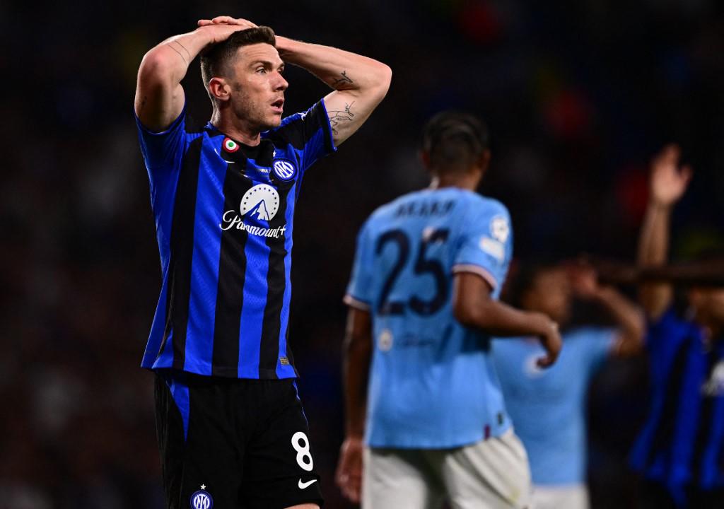 Manchester City campeón: El tremendo abrazo de Haaland y Pep; Lukaku junto a Lautaro destrozados tras perder la Champions