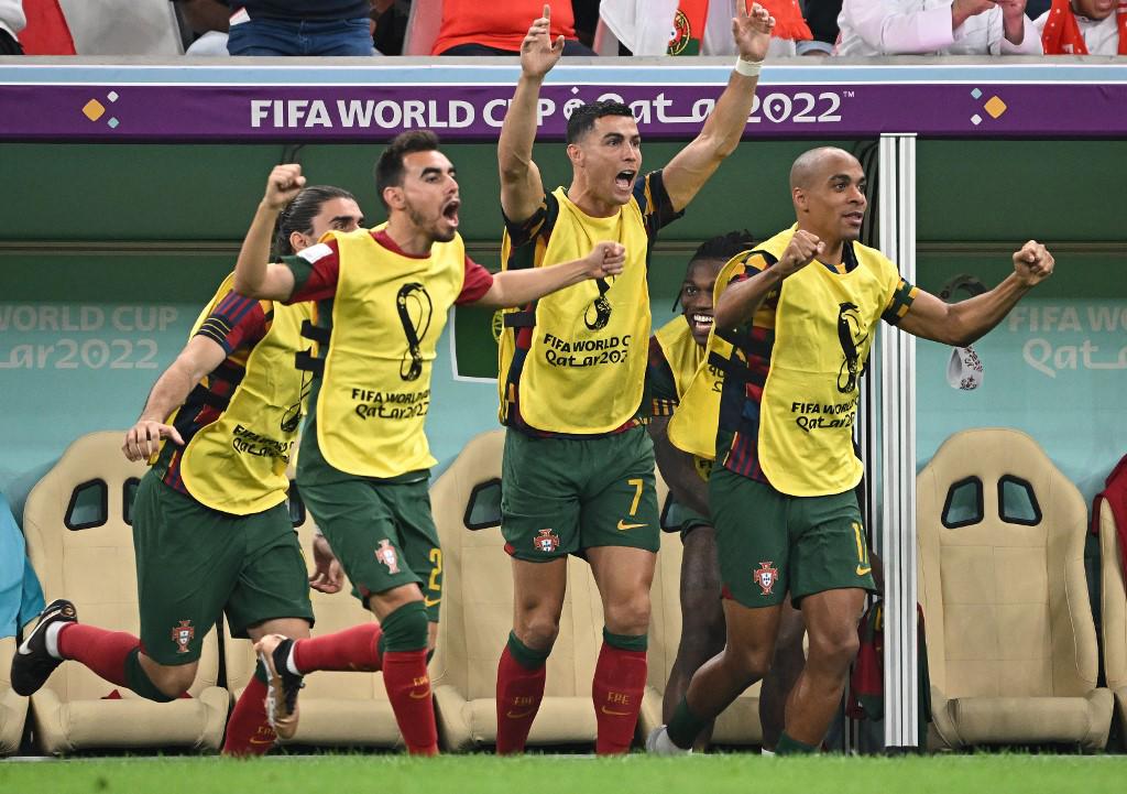 El polémico gesto de Cristiano Ronaldo tras la clasificación de Portugal y Georgina Rodríguez enamora en Qatar