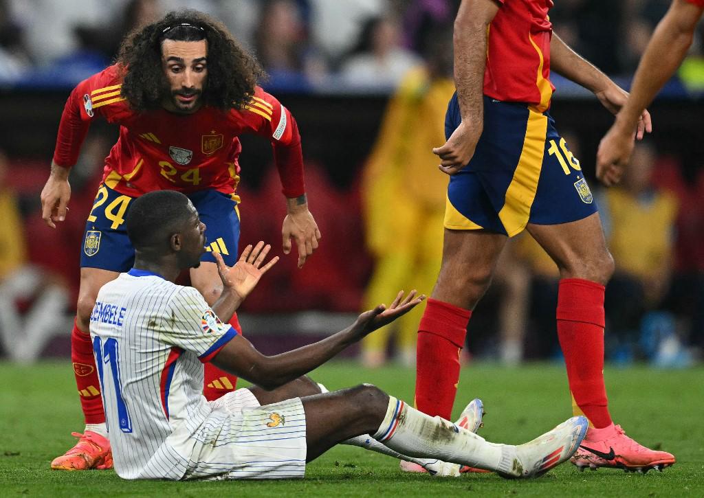 La venganza de Yamal, gesto perdedor de Mbappé a España por la final; bronca entre Cucurella y Dembélé en la Euro 2024