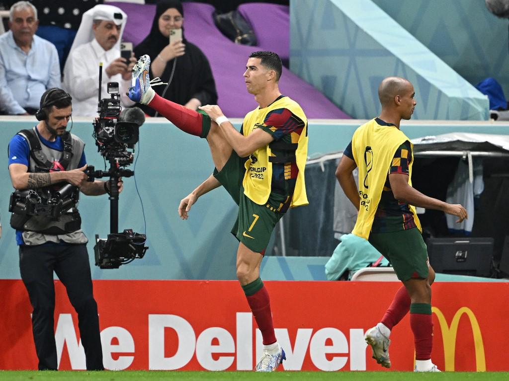 El polémico gesto de Cristiano Ronaldo tras la clasificación de Portugal y Georgina Rodríguez enamora en Qatar