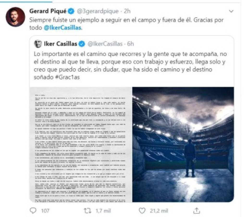 Retiro de Iker Casillas causa consternación en todo el mundo: Buffon sorprende con conmovedor mensaje en Twitter