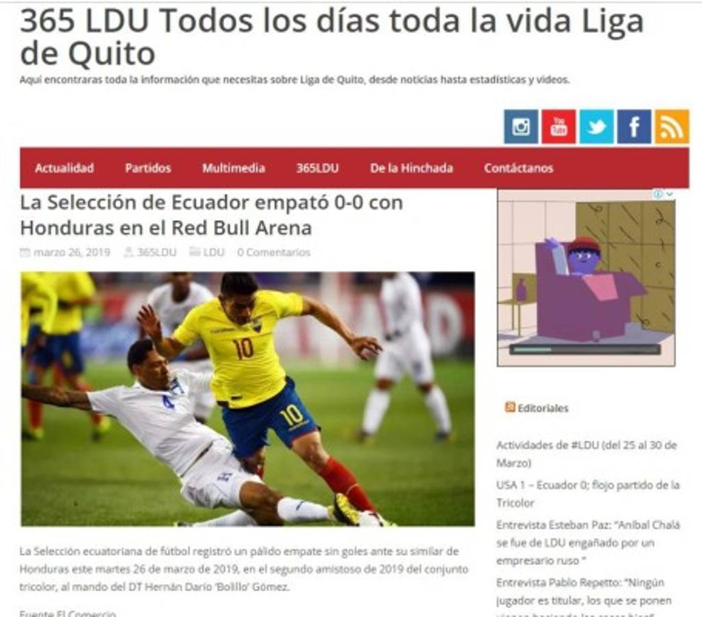 ¡Críticas Lo que dicen los medios internacionales tras el empate de Honduras y Ecuador