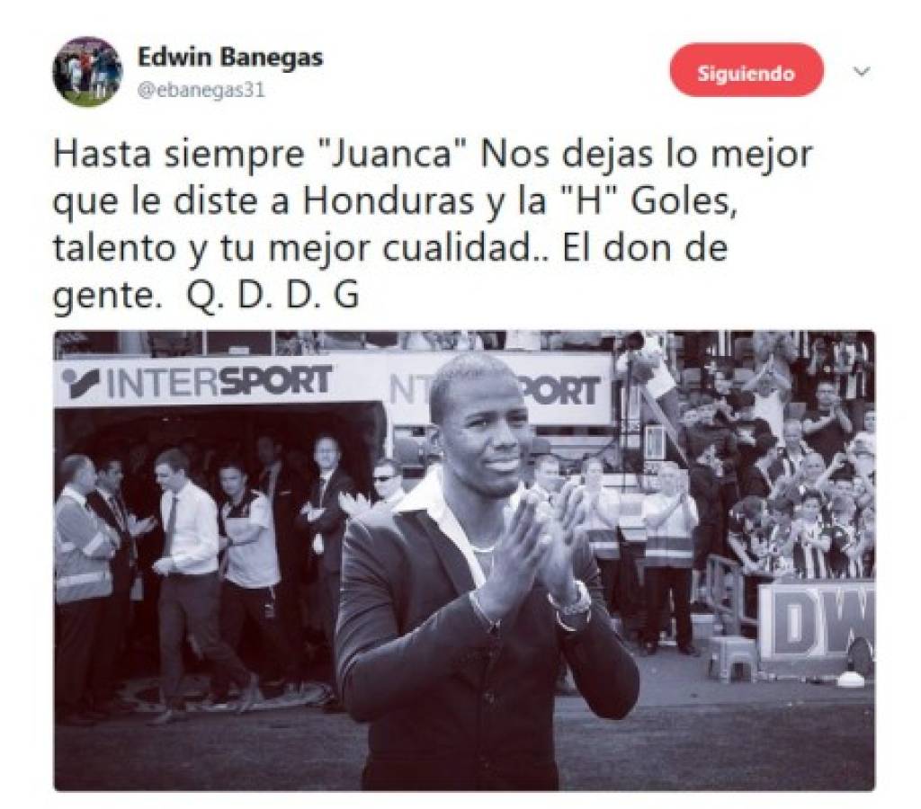 ¡Emotivo! El mundo del fútbol reacciona ante la muerte de Juan Carlos García